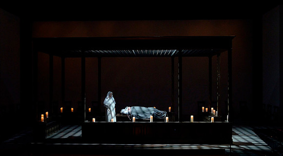 Directed by Robin Guarino. Costumes by Kaye Voyce. Lighting by Jim Ingalls.